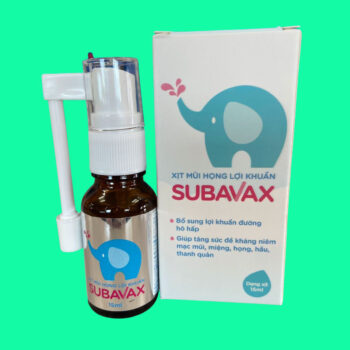 Thuốc Xịt mũi họng lợi khuẩn Subavax