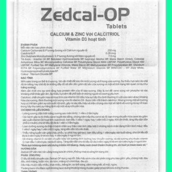 Zedcal-OP Tablets 8 Zedcal-OP tablets