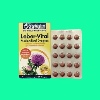 Bổ gan Zirkulin Leber Vital Mariendistel Dragees