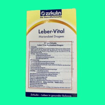 Bổ gan Zirkulin Leber Vital Mariendistel Dragees