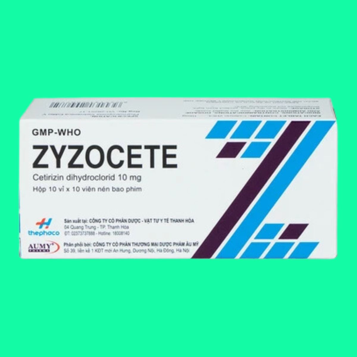 zyzocete-3 Thuốc Zyzocete 10mg