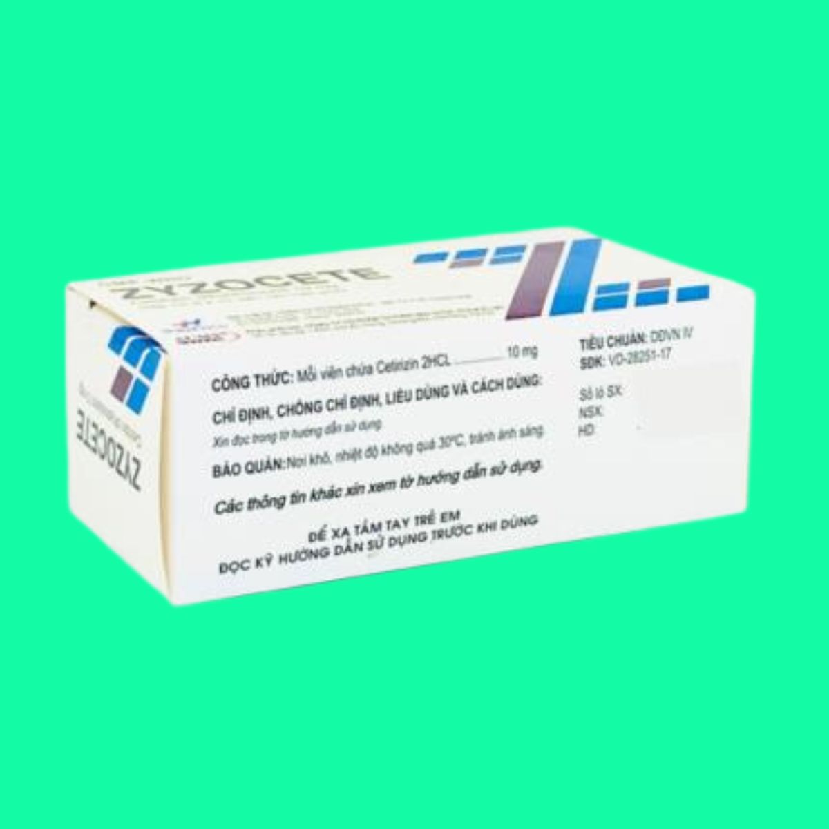 zyzocete-4 Thuốc Zyzocete 10mg