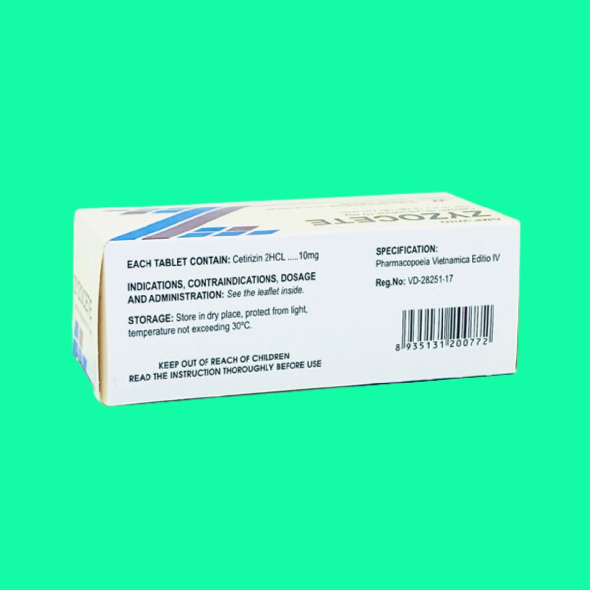 zyzocete-5 Thuốc Zyzocete 10mg