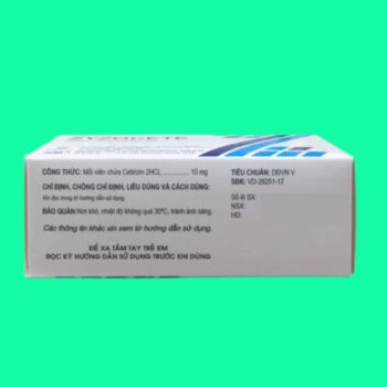 Zyzocete 10mg 5 Thuốc Zyzocete 10mg