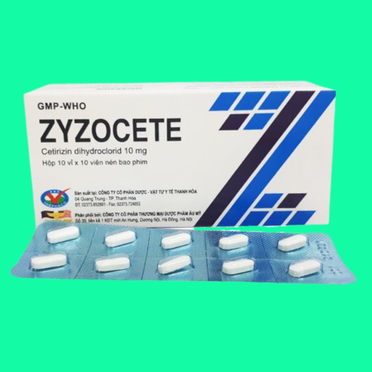zyzocete-7 Thuốc Zyzocete 10mg