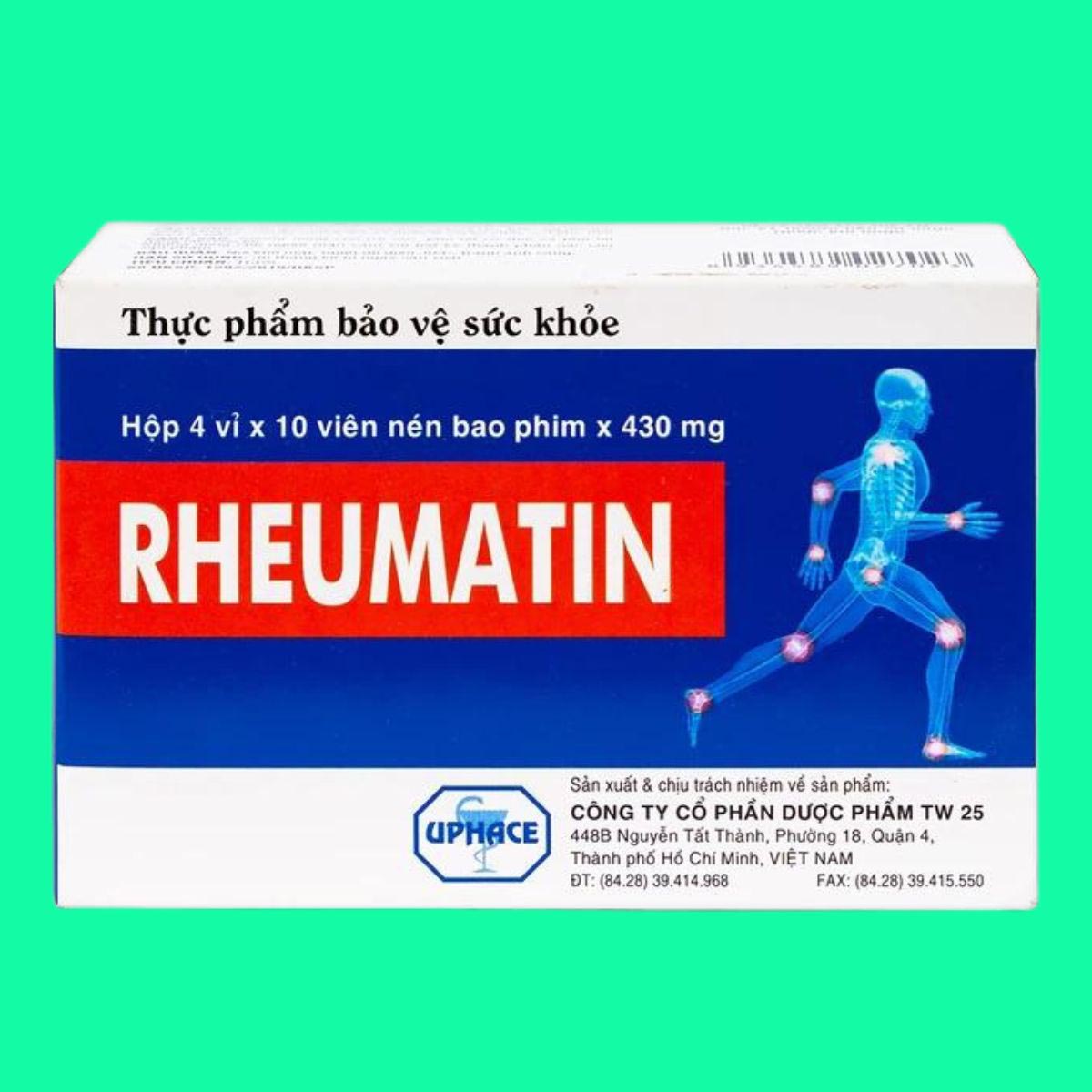 Rheumatin-3 Rheumatin - hỗ trợ giảm đau xương khớp