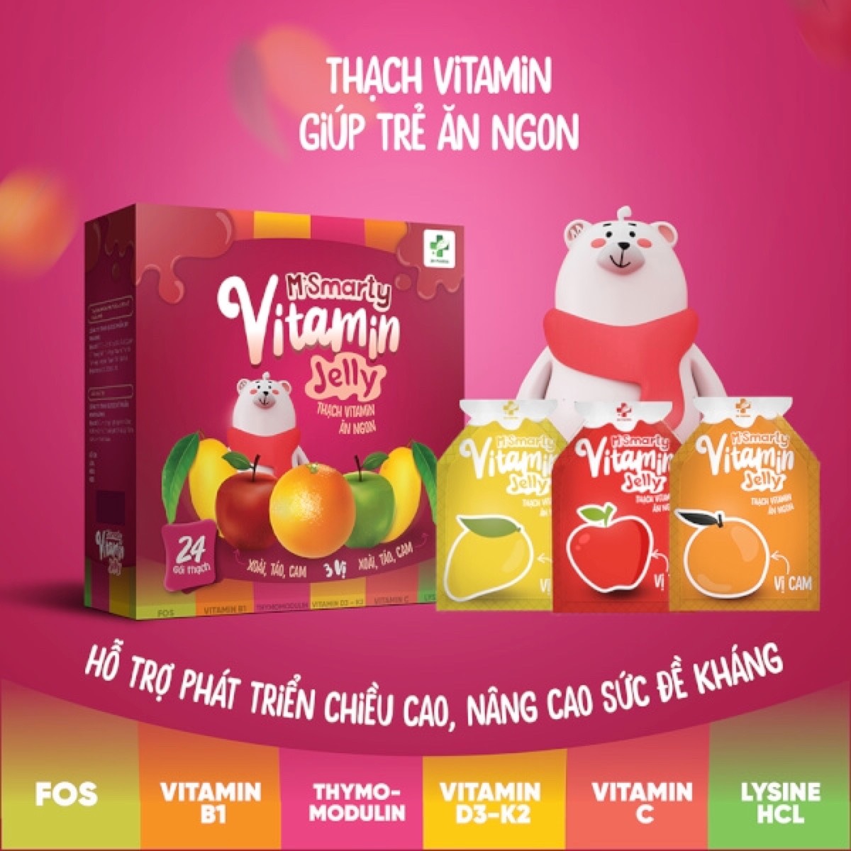  Thạch Vitamin M'Smarty