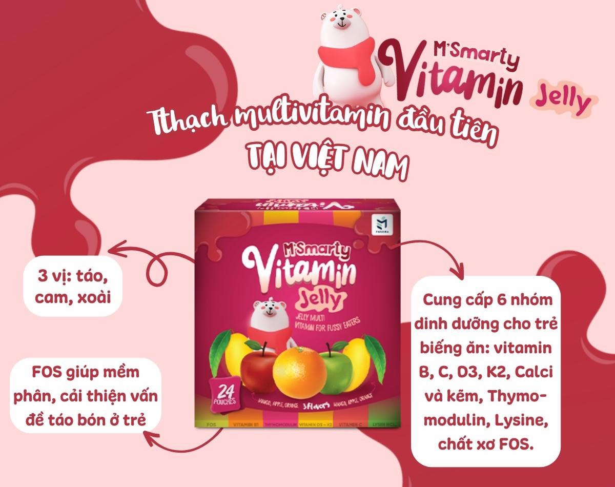Công dụng của Thạch Vitamin M'Smarty