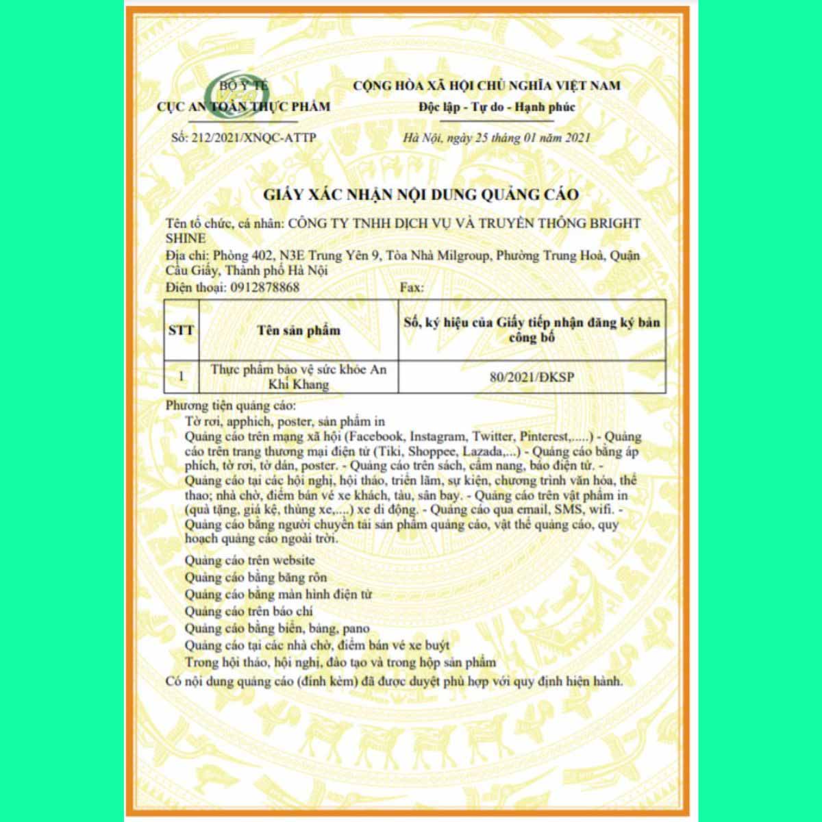 Thêm tiêu đề phụ - 1 Thuốc An Khí Khang