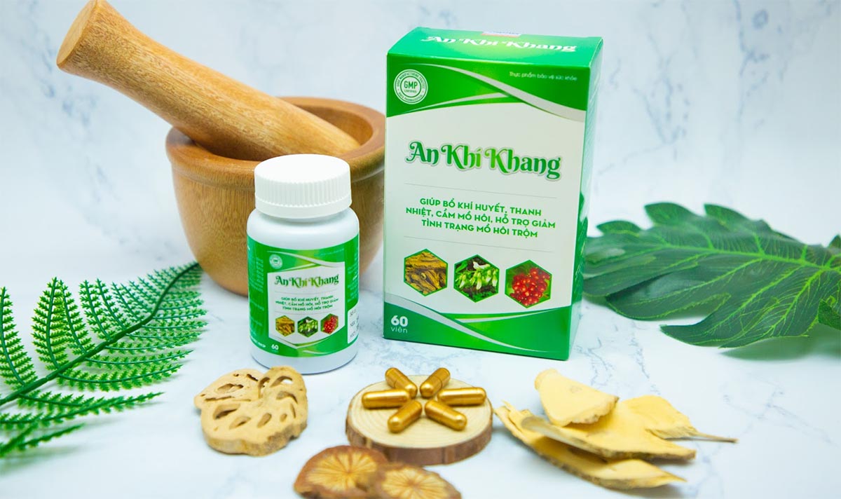 An Khí Khang 11 An Khí Khang giúp giảm ra mồ hôi trộm