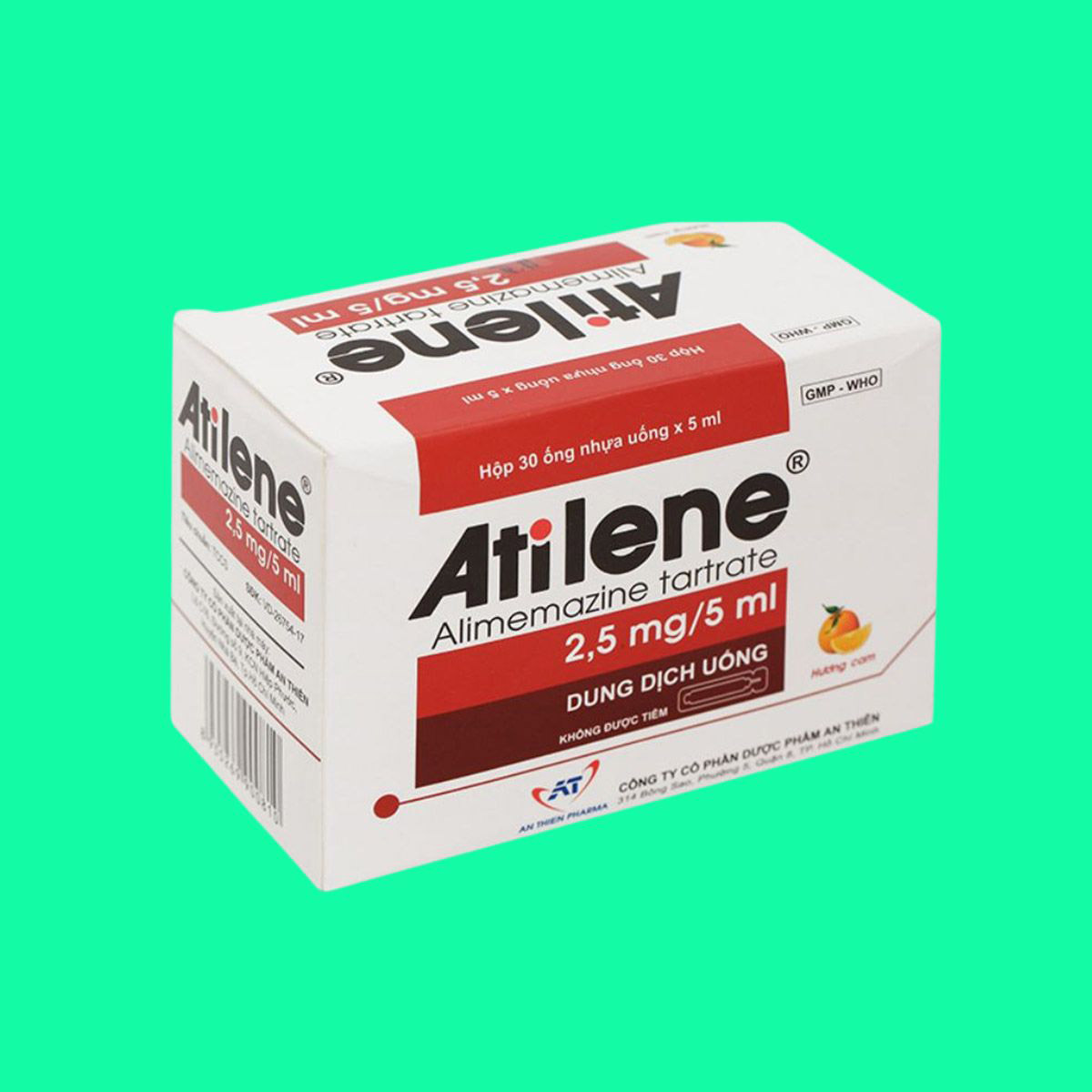 Thiết kế chưa có tên - 1 Thuốc Atilene ống 2,5mg/5ml