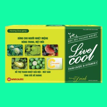 Bột sủi thanh nhiệt LiveCool hương dưa gang