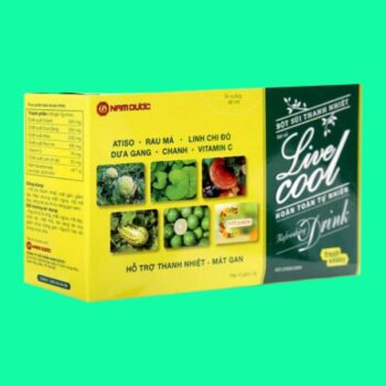 Bột sủi thanh nhiệt LiveCool hương dưa gang