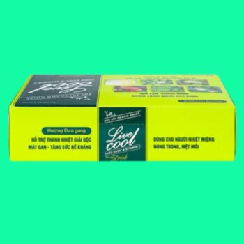 Bột sủi thanh nhiệt LiveCool hương dưa gang