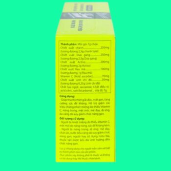 Bột sủi thanh nhiệt LiveCool hương dưa gang