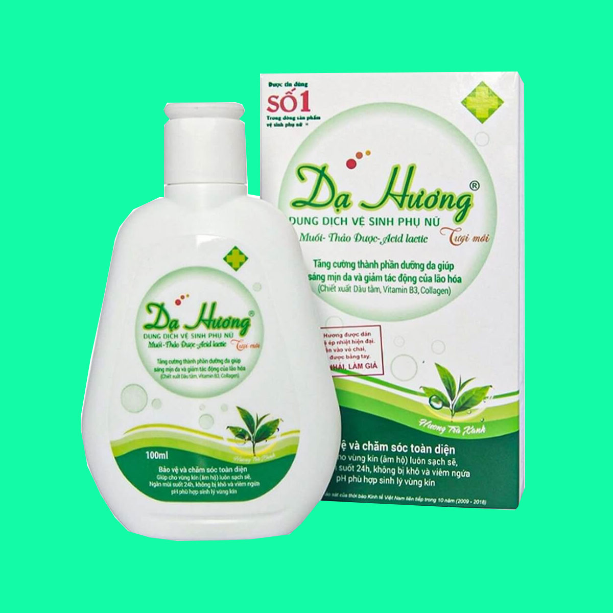 da-huong-dung-dich-ve-sinh-phu-nu-tra-xanh-100ml-1 Dung dịch vệ sinh phụ nữ Dạ Hương trà xanh (Chai 100ml)