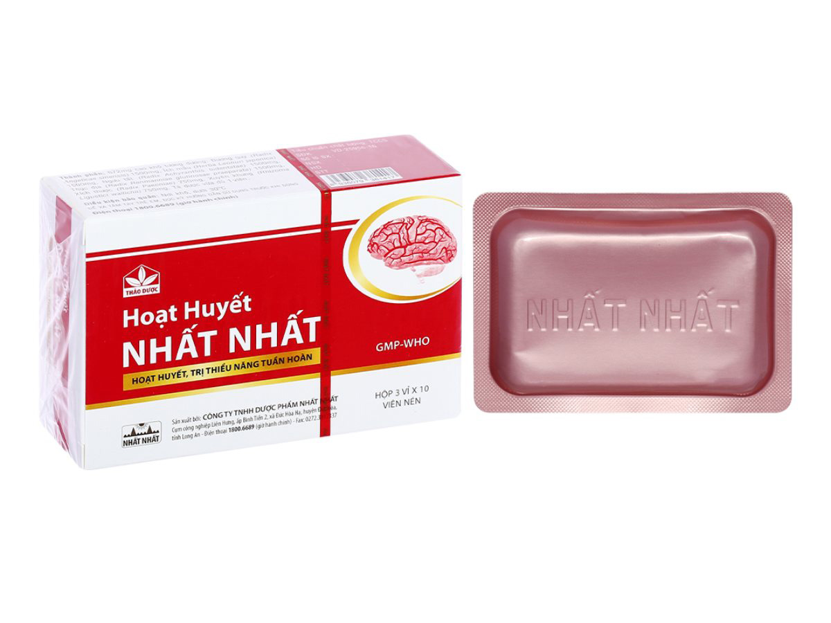 Hoạt huyết Nhất Nhất- giúp giảm đau đầu hiệu quả
