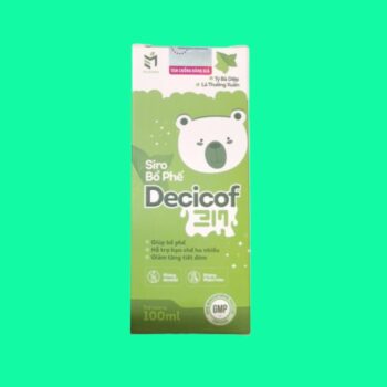 Siro bổ phế Decicof 3M