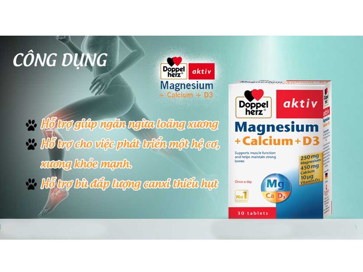 Doppelherz Aktiv Magnesium + Calcium + D3