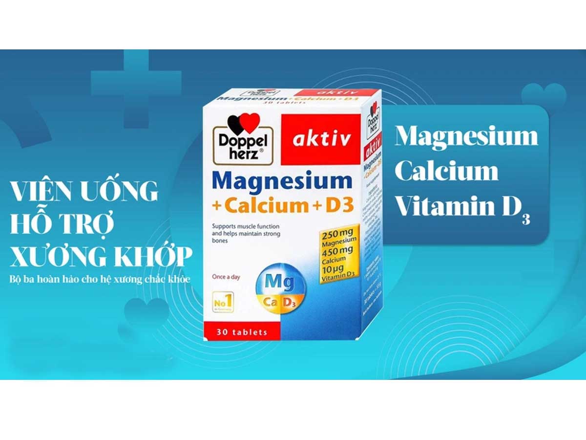 Doppelherz Aktiv Magnesium + Calcium + D3