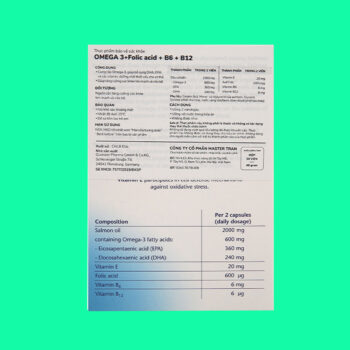 Doppelherz Aktiv Omega-3 + Folic acid + B6 + B12