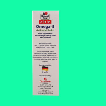Doppelherz Aktiv Omega-3 + Folic acid + B6 + B12