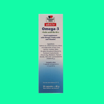Doppelherz Aktiv Omega-3 + Folic acid + B6 + B12