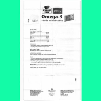Doppelherz Aktiv Omega-3 + Folic acid + B6 + B12
