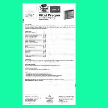 Doppelherz Aktiv Vital Pregna 10 Doppelherz Aktiv Vital Pregna