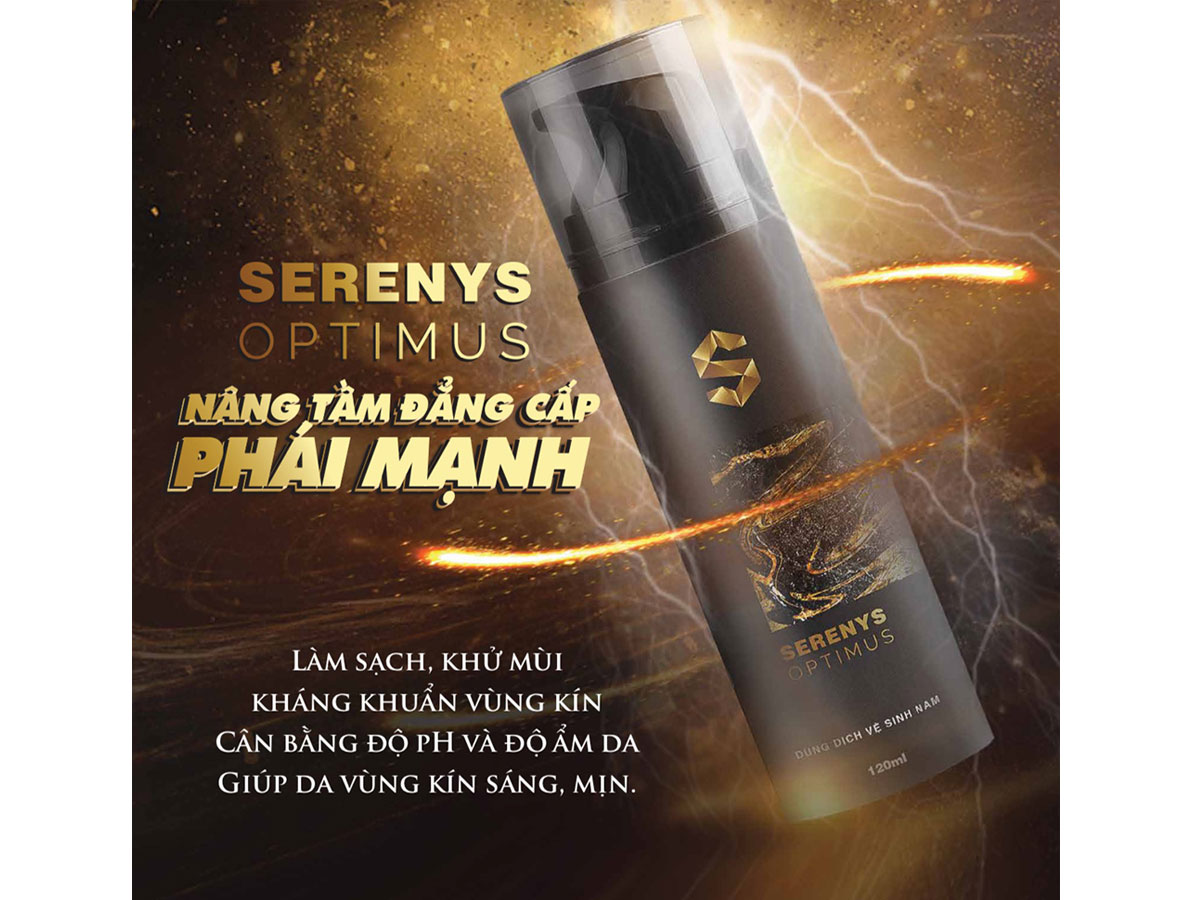 Dung dịch vệ sinh nam Serenys Optimus (chai 120ml)