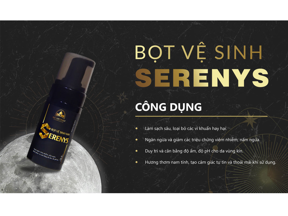 Dung dịch vệ sinh nam Serenys Optimus (chai 120ml)