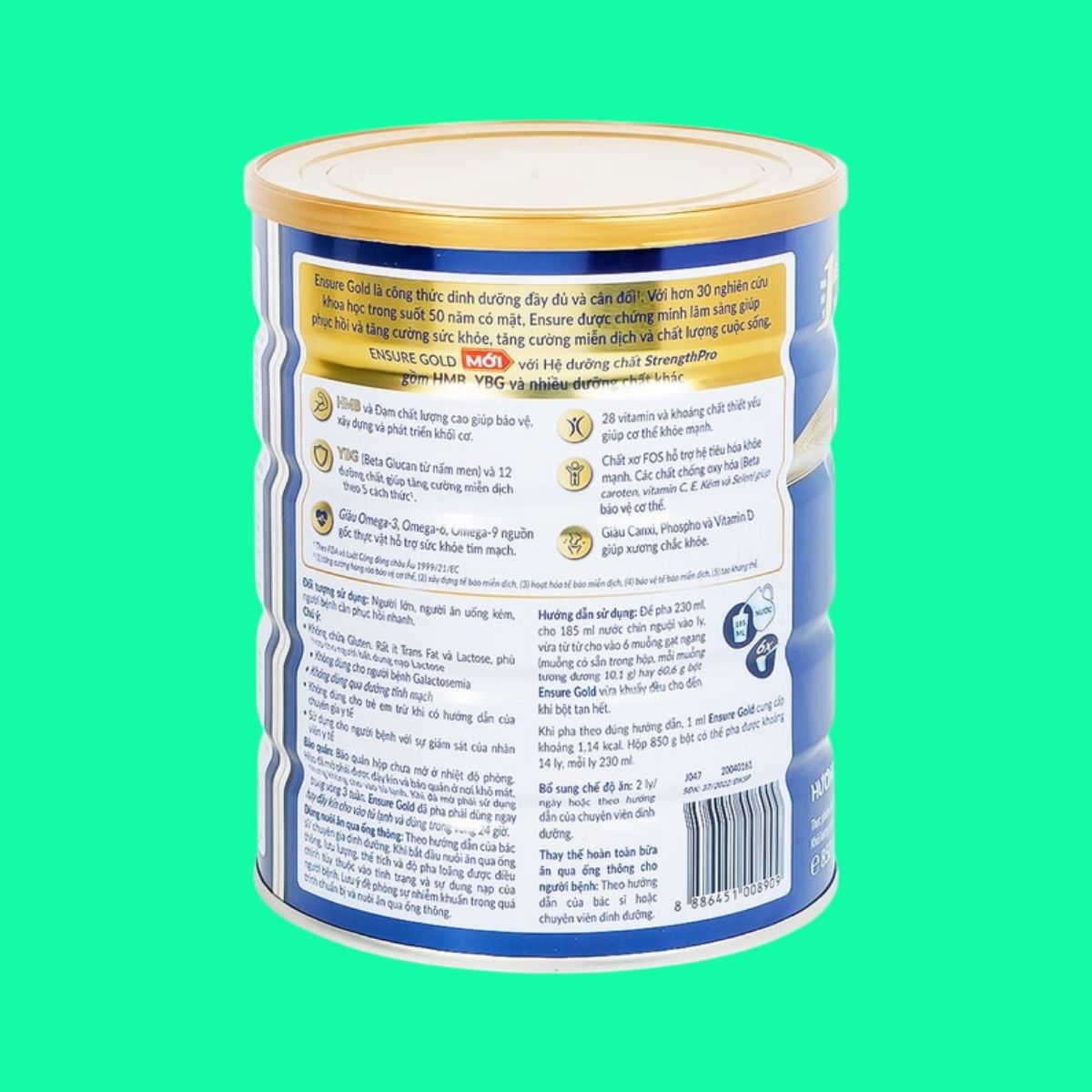 ensure-gold-850g-5 Sữa Ensure Gold 850g