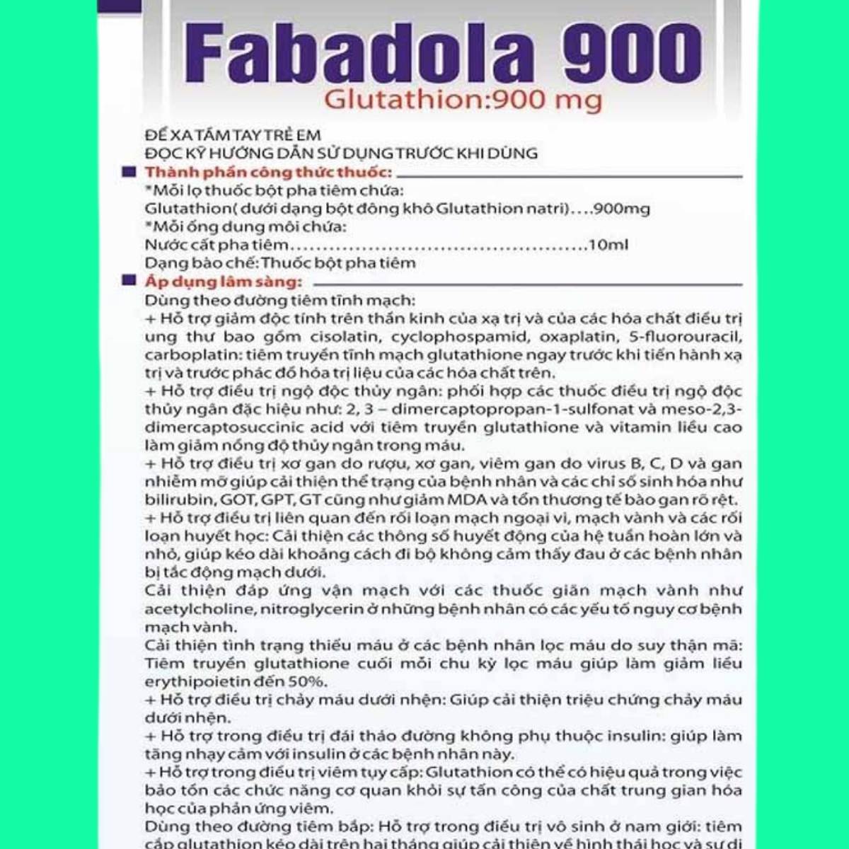 fabadola-900-5 Thuốc Fabadola 900