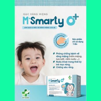 Gạc răng miệng M'smarty 12 Gạc răng miệng M'Smarty O+