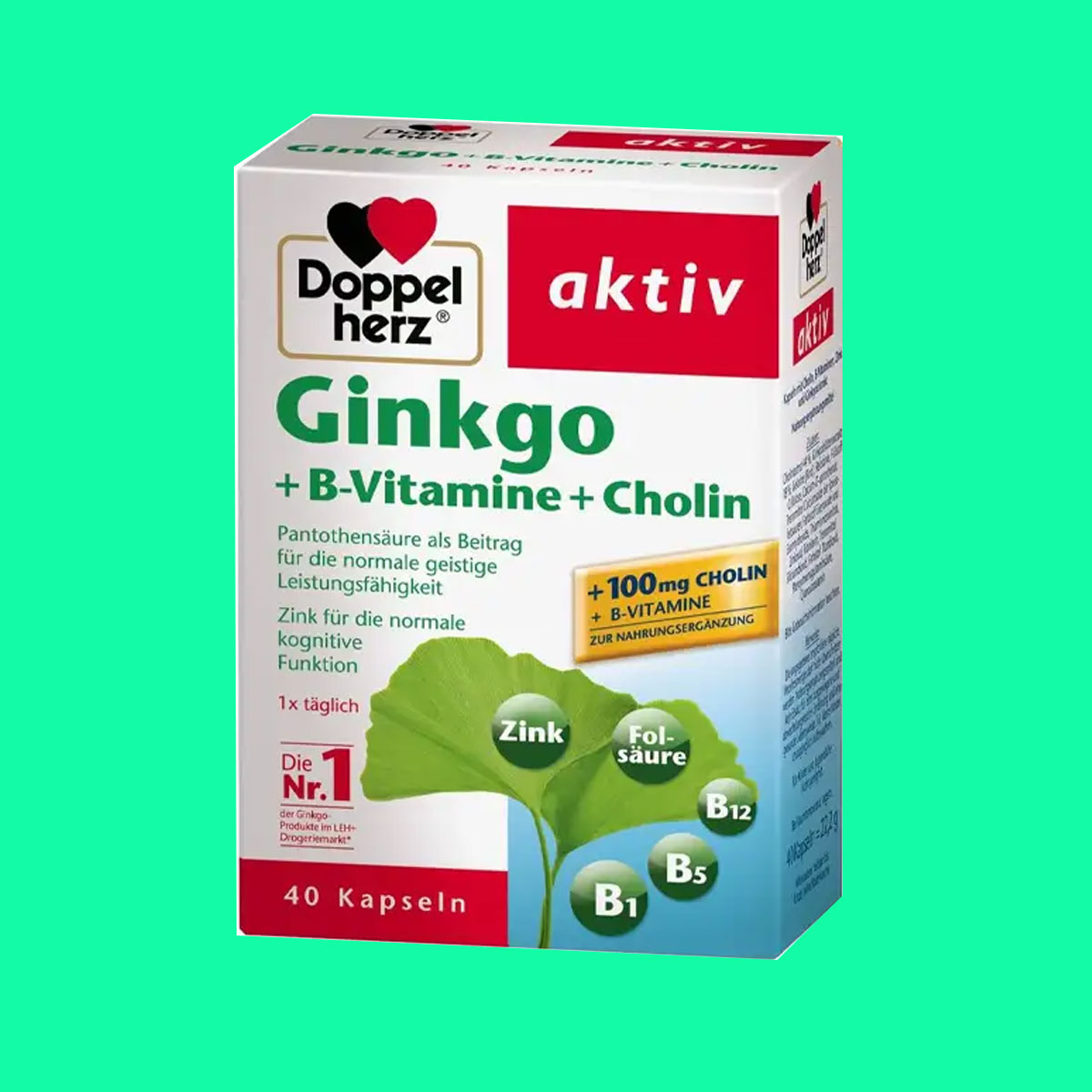 ginkgo-vitamin-b-choline-3 Doppelherz Aktiv Ginkgo + B-vitamine + Choline