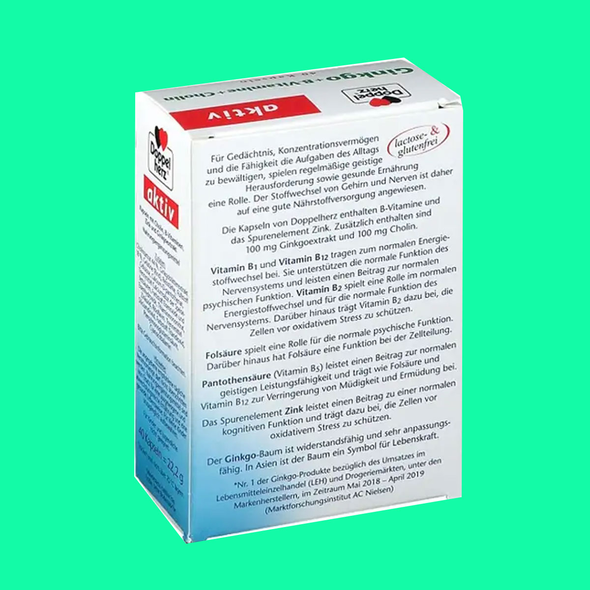 ginkgo-vitamin-b-choline-6 Doppelherz Aktiv Ginkgo + B-vitamine + Choline