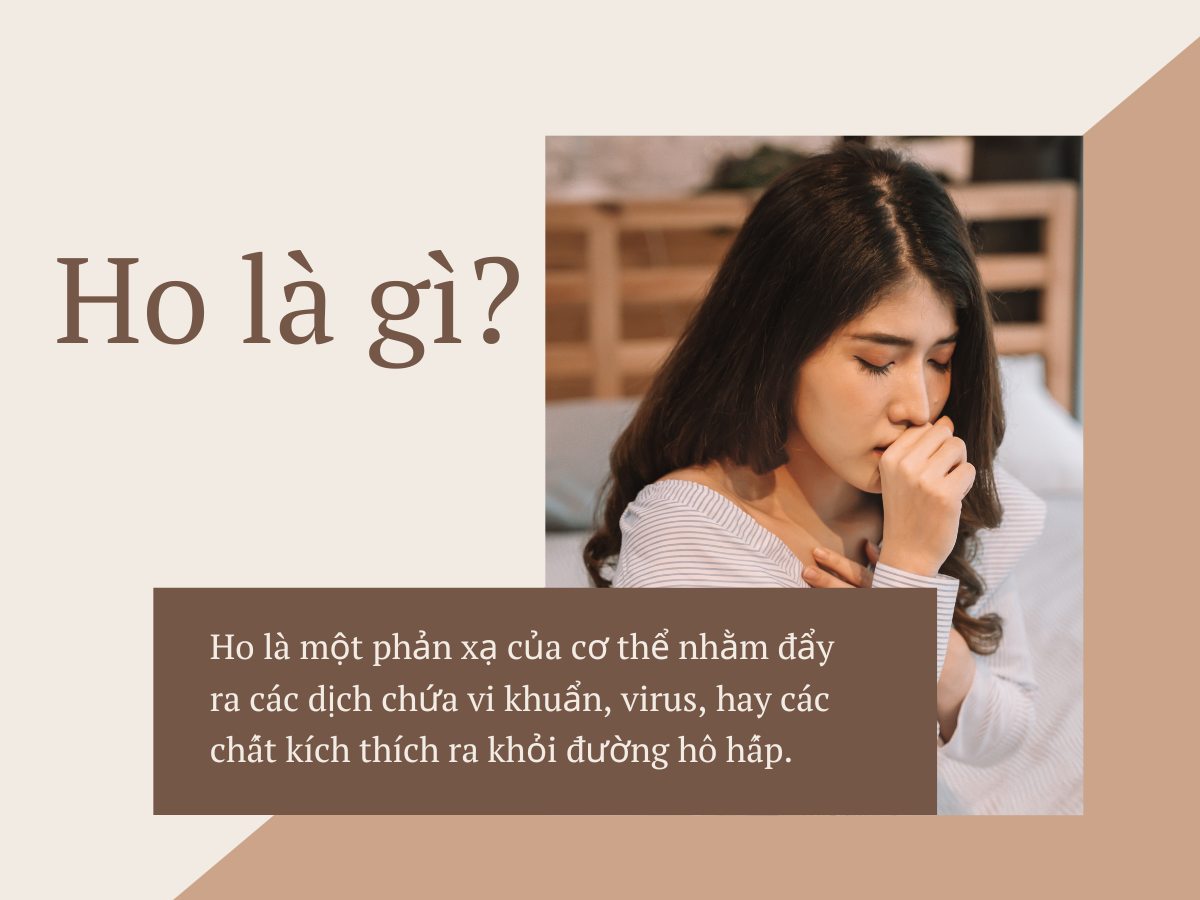Thuốc trị ho và cảnh báo tác dụng phụ có hại của một số thuốc trị ho 12 Tổng quan về bệnh lý ho