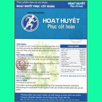 Hoạt huyết Phục cốt hoàn