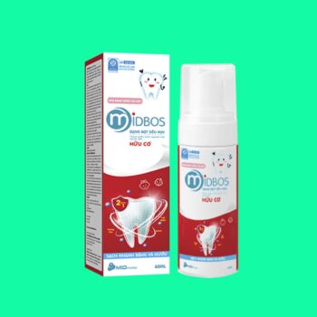 Kem đánh răng tạo bọt Midbos