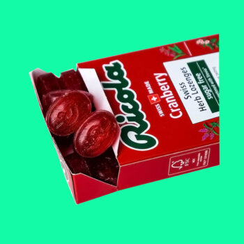 Kẹo ngậm không đường Ricola Cranberry 3 Kẹo ngậm không đường Ricola Cranberry