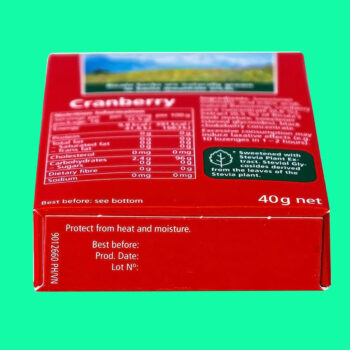 Kẹo ngậm không đường Ricola Cranberry 4 Kẹo ngậm không đường Ricola Cranberry