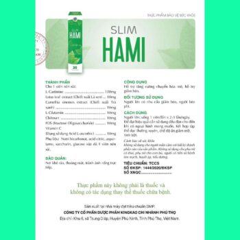 Slim Hami 17 Viên sủi giảm cân Slim Hami