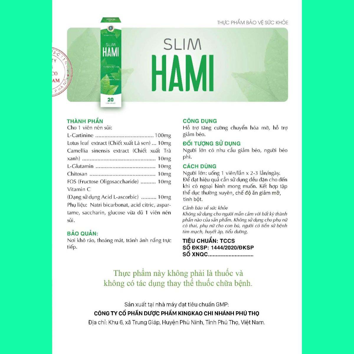 Thêm tiêu đề phụ - 1 Viên sủi giảm cân Slim Hami