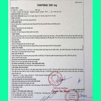 Tanponai 500mg 12 Thuốc Tanponai 500mg