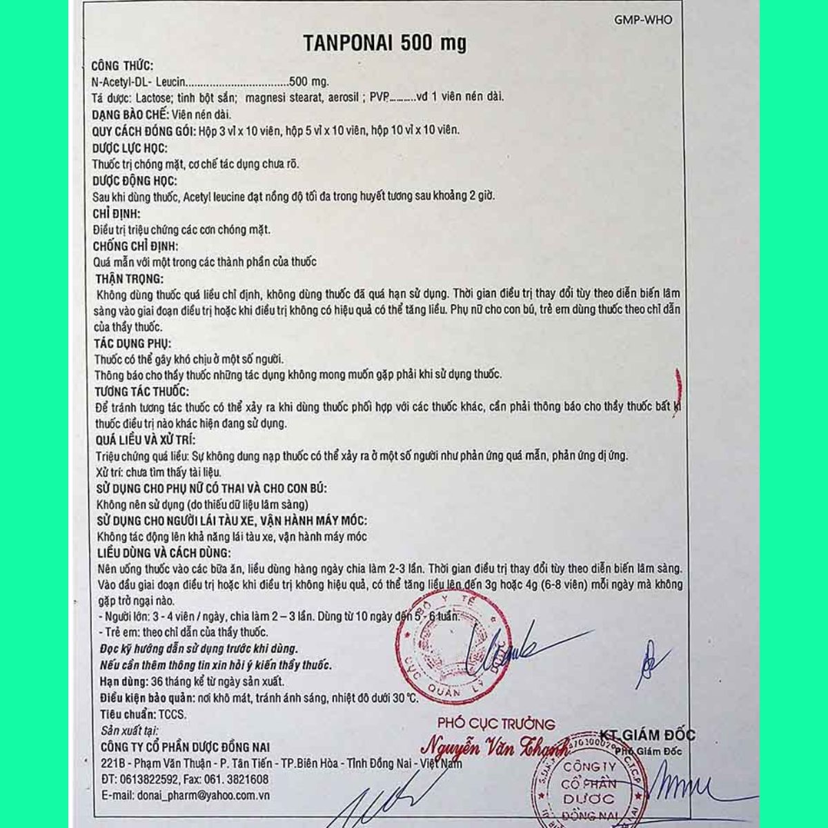 tanponai-500mg-13 Thuốc Tanponai 500mg