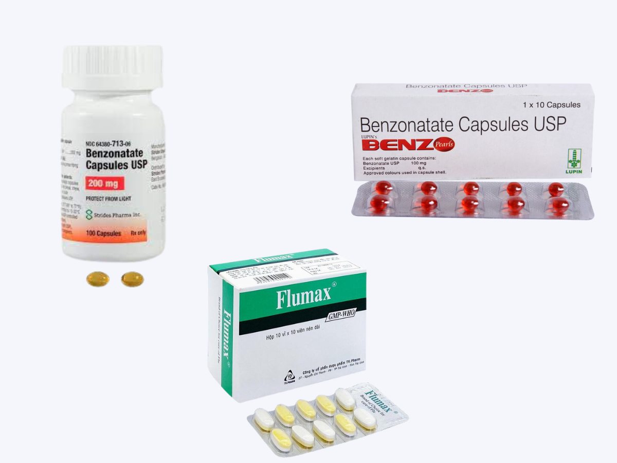 Thuốc trị ho và cảnh báo tác dụng phụ có hại của một số thuốc trị ho 18 Thuốc Benzonatate trị ho