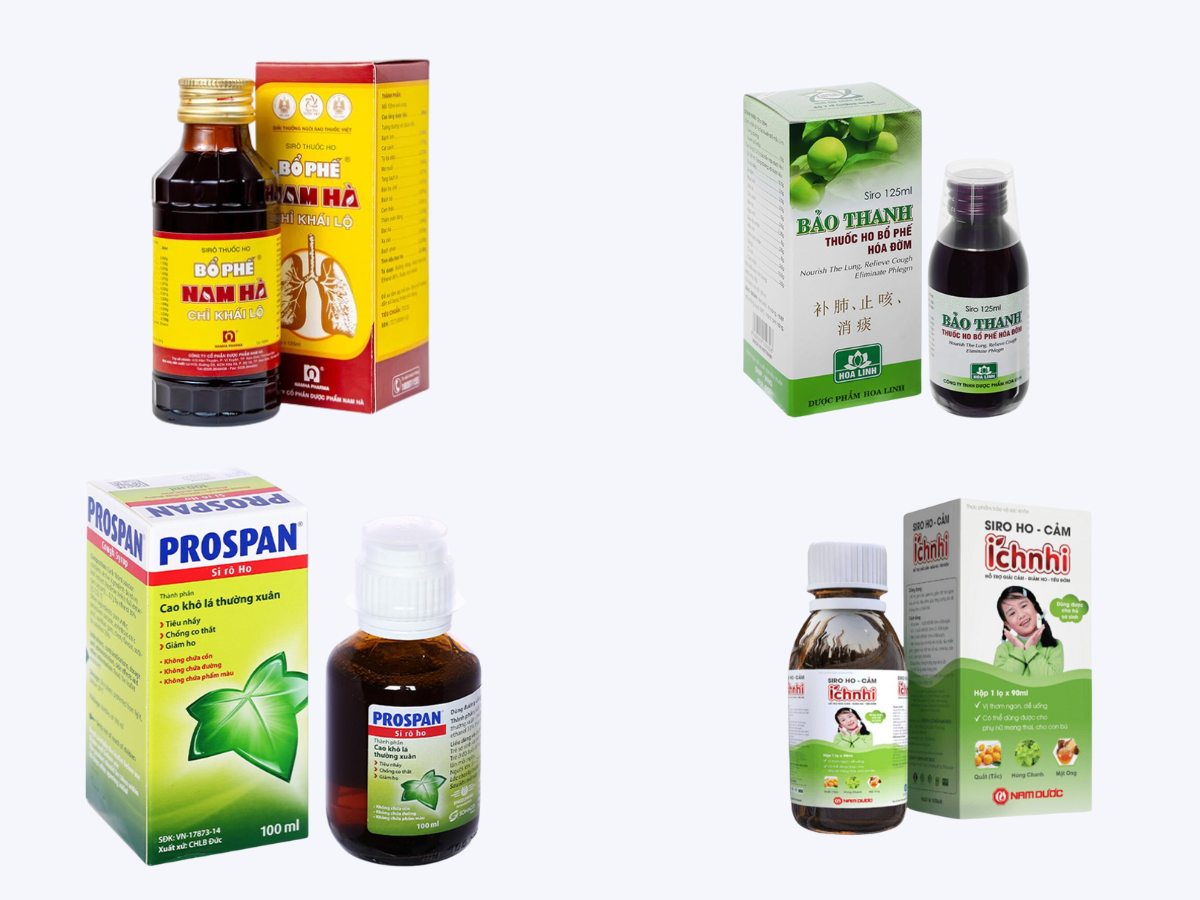 Thuốc trị ho và cảnh báo tác dụng phụ có hại của một số thuốc trị ho 20 Thuốc trị ho có nguồn gốc từ thảo dược