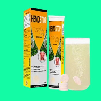 Viên Sủi Hemostop hộp 20 viên
