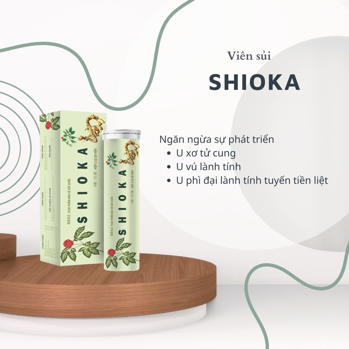 Viên sủi Shioka