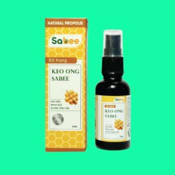 Xịt họng keo ong Sabee